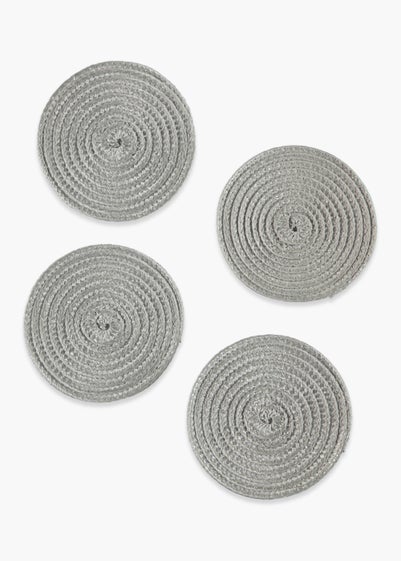 4 Pack Woven Coasters (10cm)