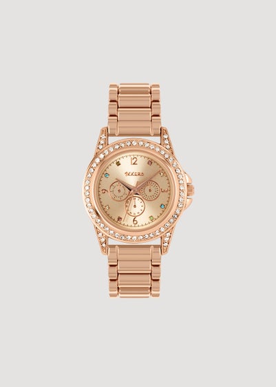 Kids Tikkers Rose Gold Coloured Watch (One Size) - One Size
