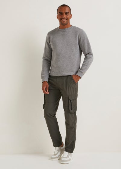 Grey Utility Trousers - 30 Waist Regular