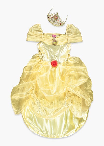 Kids Disney Princess Belle Fancy Dress Costume (3-9yrs) - Age 4 - 5 Years