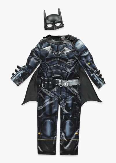 Kids Batman Fancy Dress Costume (3-9yrs) - Age 4 - 5 Years