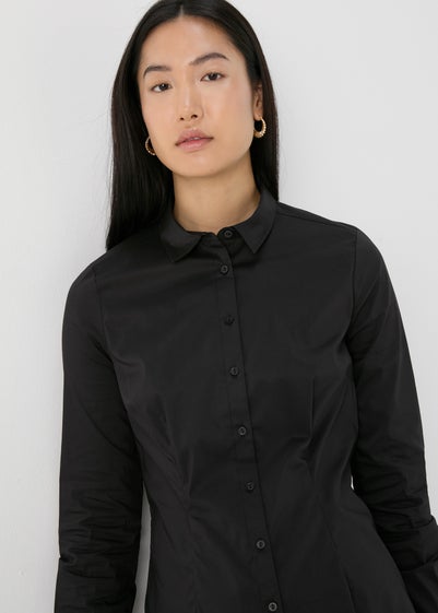 Et Vous Black Essential Blouse