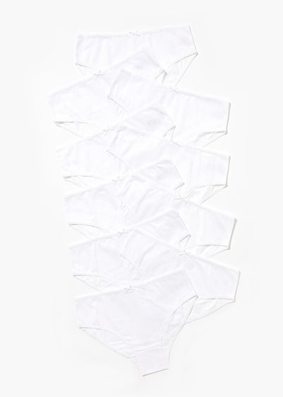Girls 10 Pack White Knickers (2-13yrs) - Age 2 - 3 Years