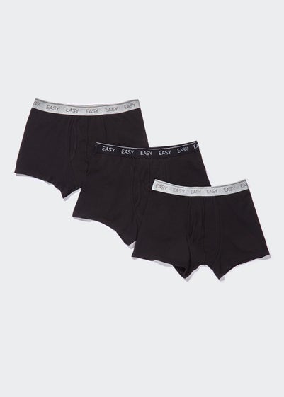 3 Pack Black Keyhole Trunks