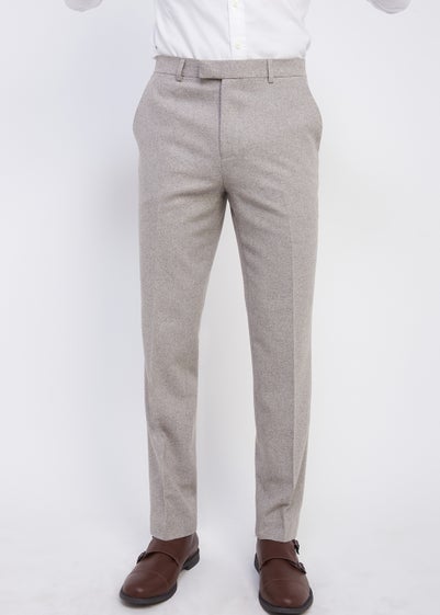 Broken Stitch Cheshire Tweed Slim Fit Suit Trousers - 32 Waist 29 Leg