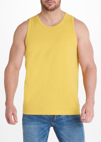 Yellow Jersey Ringer Vest - Small