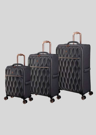 IT Luggage Enliven Charcoal Suitcase - Medium