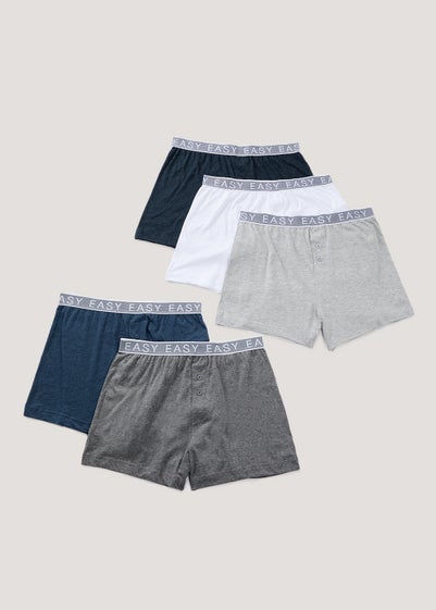 5 Pack Loose Fit Boxers - Extra small