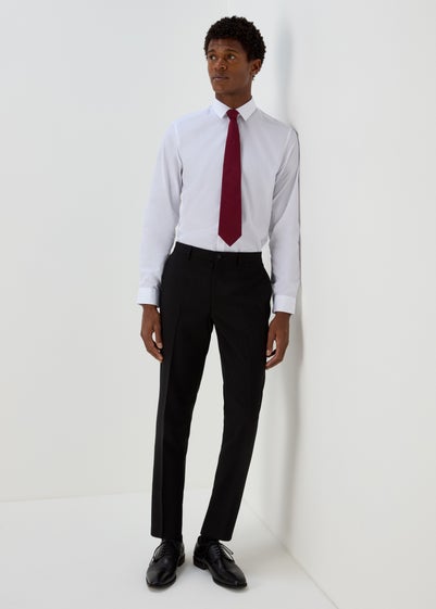 Taylor & Wright Panama Black Skinny Fit Suit Trousers - 30 Waist 31 Leg