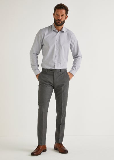 Taylor & Wright Austen Charcoal Slim Fit Suit Trousers - Matalan