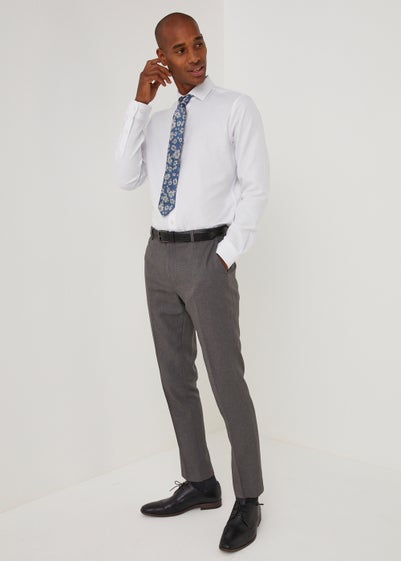 Taylor & Wright Austen Charcoal Skinny Fit Suit Trousers