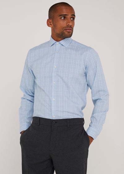 Taylor & Wright Blue Check Regular Fit Shirt Reviews - Matalan