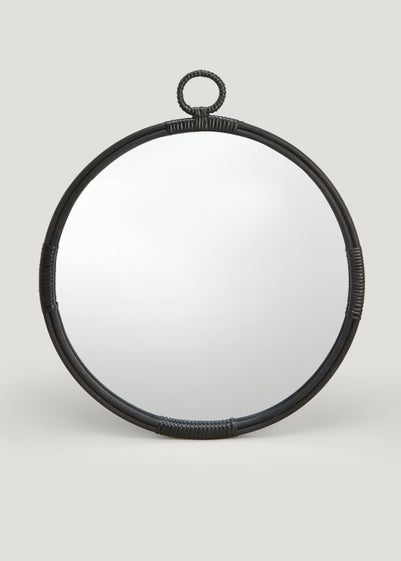 Black Circle Mirror (50cm)