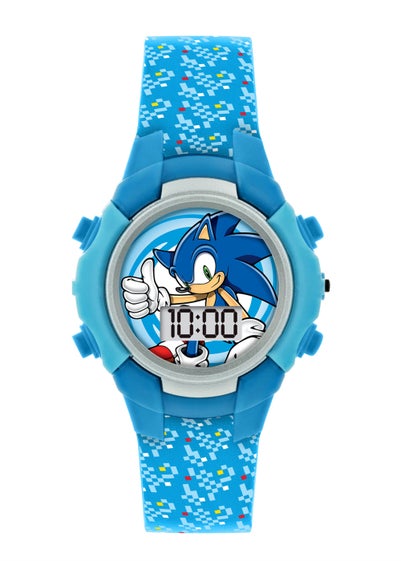 Kids Blue Sonic the Hedgehog Flashing Watch (One Size) - One Size