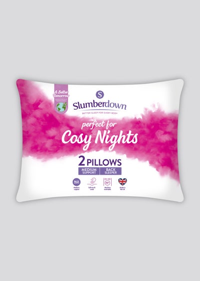 Slumberdown Cosy Nights Pillow Pair - One Size