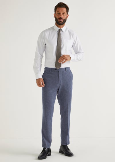 Taylor & Wright Reeves Blue Slim Fit Suit Trousers