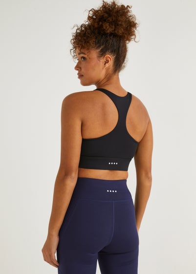 Souluxe Black Sports Crop Top - Small