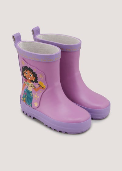 Girls Purple Disney Encanto Wellies (Younger 4-12) - Size 4 Infants