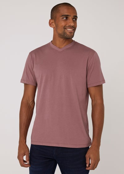 Pink Essential V-Neck T-Shirt