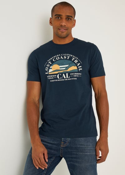 Navy Lost Coast Trail Tee