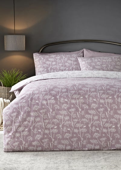 Lilac Parsely Reversible Duvet Cover - Single