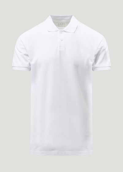 White Essential Polo Shirt - Small