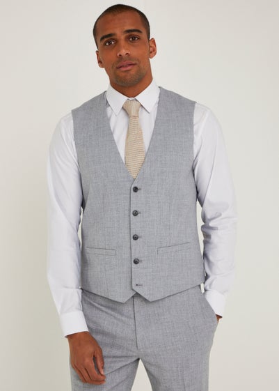 Taylor & Wright Hanks Grey Suit Waistcoat - Medium