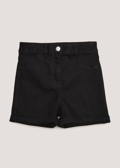 Girls Candy Couture Black Denim Shorts (9-16yrs) Reviews - Matalan