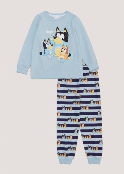 Boys Bluey Stripe Pyjama Set (18mths-6yrs) - Age 2 - 3 Years