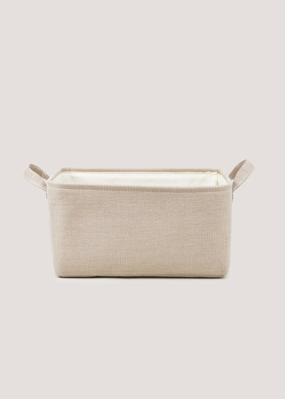 Taupe Soft Storage Basket