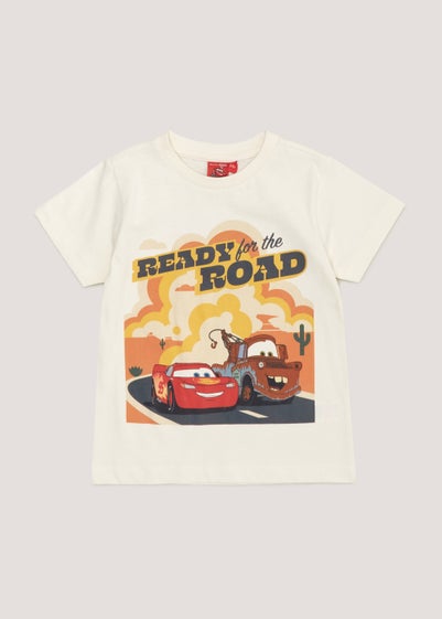 Boys Stone Disney Cars Road T-Shirt (12mths-6yrs) - Age 2 - 3 Years