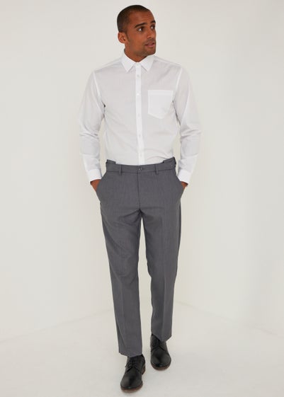 Farah Elderfield wool trousers in grey | ASOS