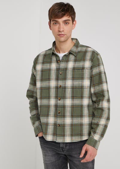 Green Check Overshirt