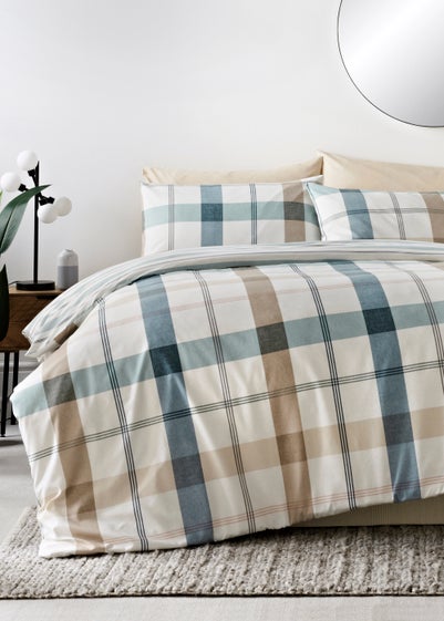 Blue Check Duvet Cover