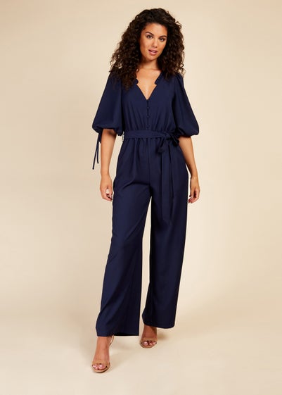 Little Mistress Navy Jumpsuit