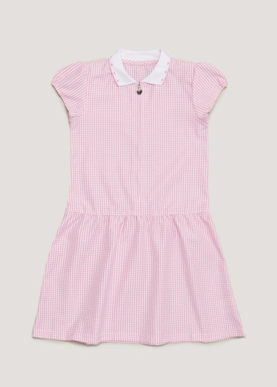 Generous fit gingham school 2024 dress