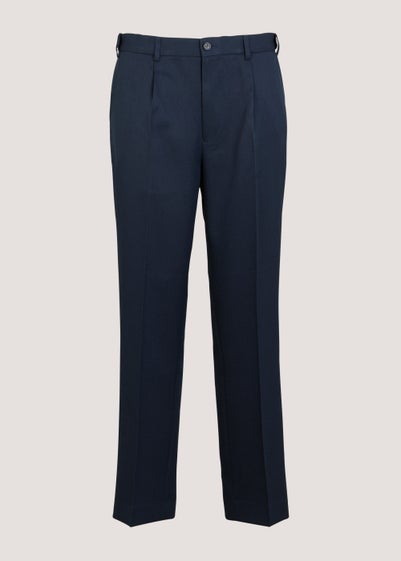 Taylor & Wright Black Regular Fit Formal Trousers