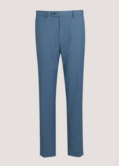 Taylor & Wright Ledger Blue Slim Fit Suit Trousers