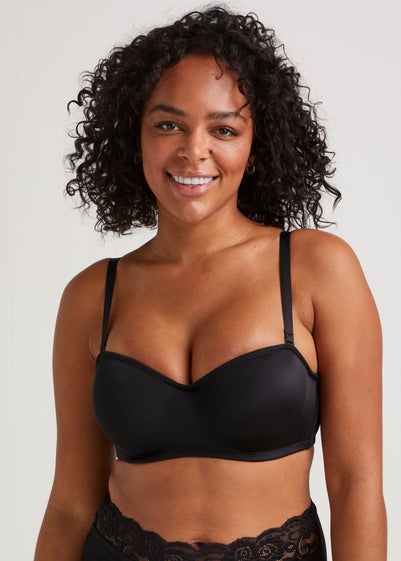 DD+ Black Non Padded Multiway Bra