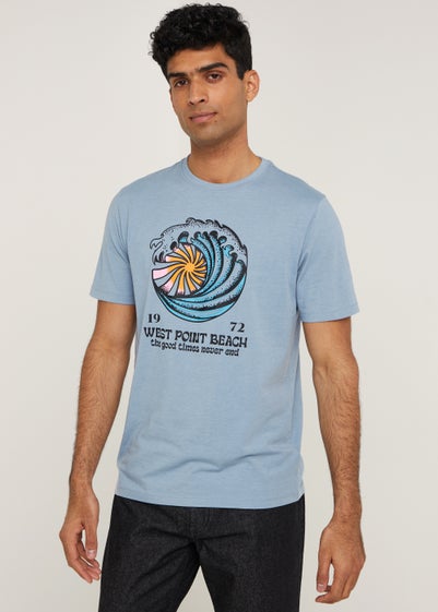 Blue West Point Beach T-Shirt