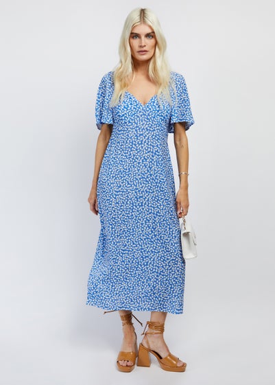 Girls on Film by Dani Dyer Blue Ditsy Print Midi Dress Reviews - Matalan
