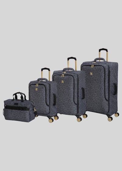 IT Luggage True-Lite Black Spot Suitcase