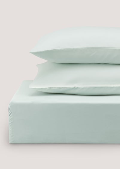 Duck Egg Super Soft Fitted Bed Sheet & Pillowcase Bundle - Single