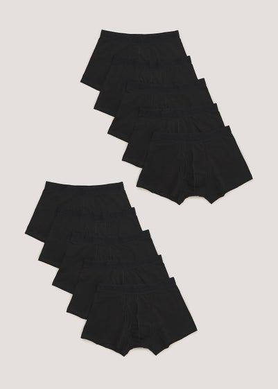 10 Pack Black Keyhole Trunks - Extra small