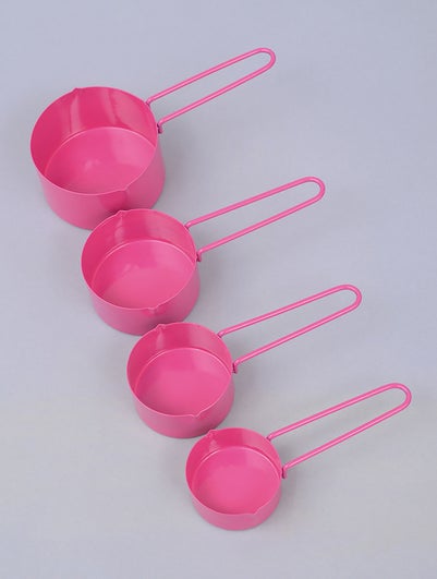 Pink Iron Measuring Cups