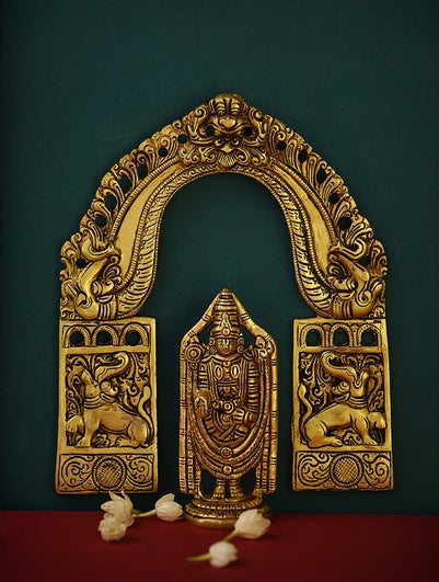 Antique Brass Brass Prabhavali