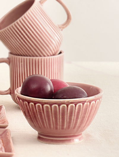 Pink Ceramic Multipurpose Bowl