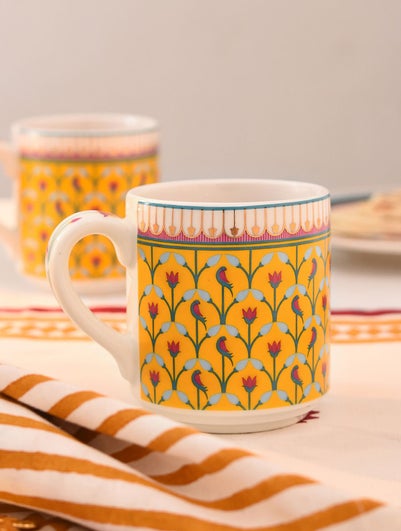 Multicolour Porcelain Printed Mug