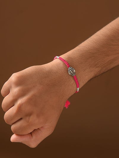 Pink Silver Bracelet