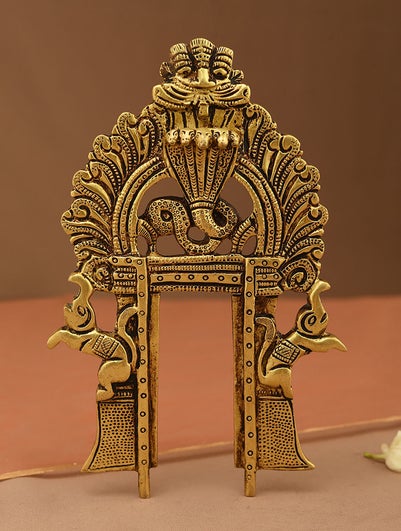 Antique Gold Brass Brass Prabhavali